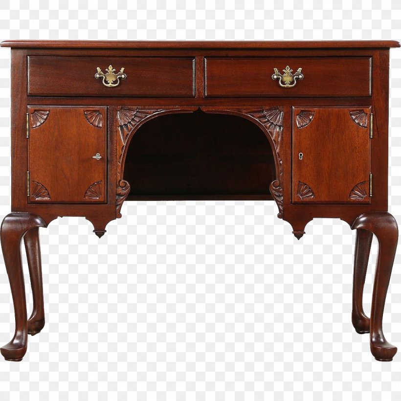 Table Lowboy Desk Furniture Mahogany, PNG, 1108x1108px, Table, Antique, Antique Furniture, Buffets Sideboards, Computer Servers Download Free