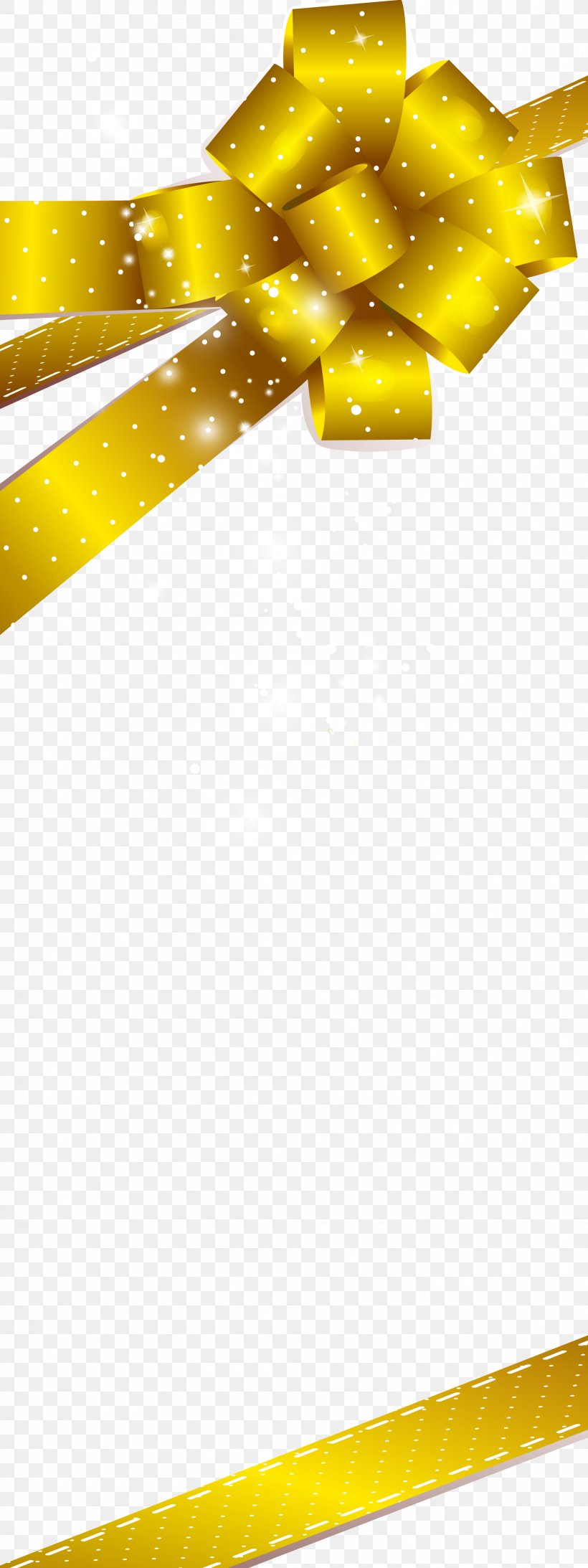 Knot Ribbon Computer File, PNG, 1890x5039px, Yellow, Chinesischer Knoten, Coreldraw, Gold, Knot Download Free