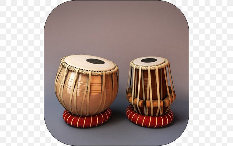 Tabla HD Percussion Android Musical Instruments, PNG, 512x512px, Watercolor, Cartoon, Flower, Frame, Heart Download Free