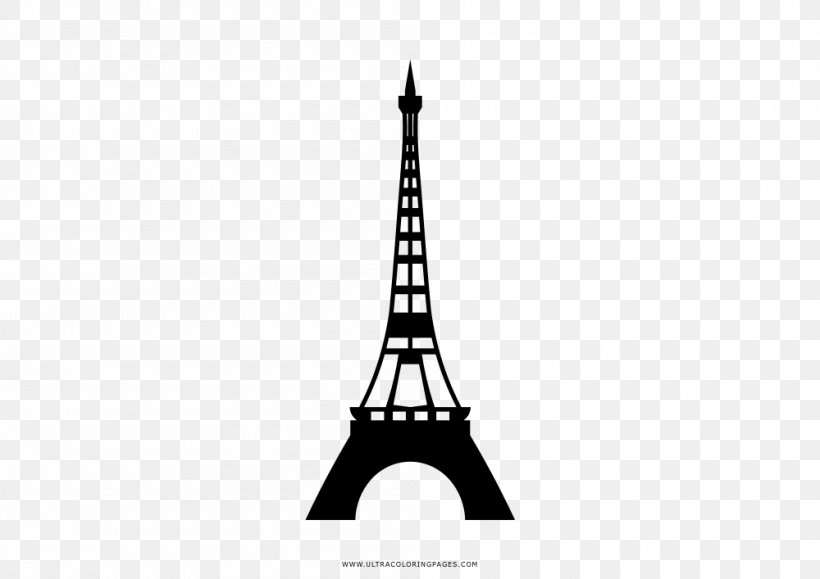 Eiffel Tower Drawing, PNG, 1000x707px, Eiffel Tower, Black, Black And White, Coloring Book, Drawing Download Free
