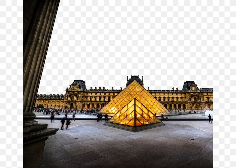 Musxe9e Du Louvre Louvre Pyramid The Louvre, Paris Museum, PNG, 658x585px, Musxe9e Du Louvre, Art, Building, Drawing, France Download Free