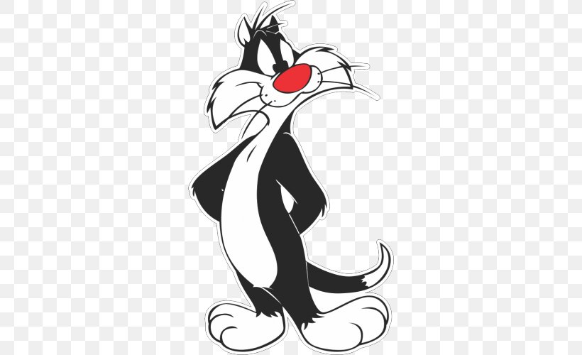 Sylvester Jr. Tweety Yosemite Sam Granny, PNG, 500x500px, Sylvester, Animated Cartoon, Art, Blackandwhite, Bugs Bunny Download Free