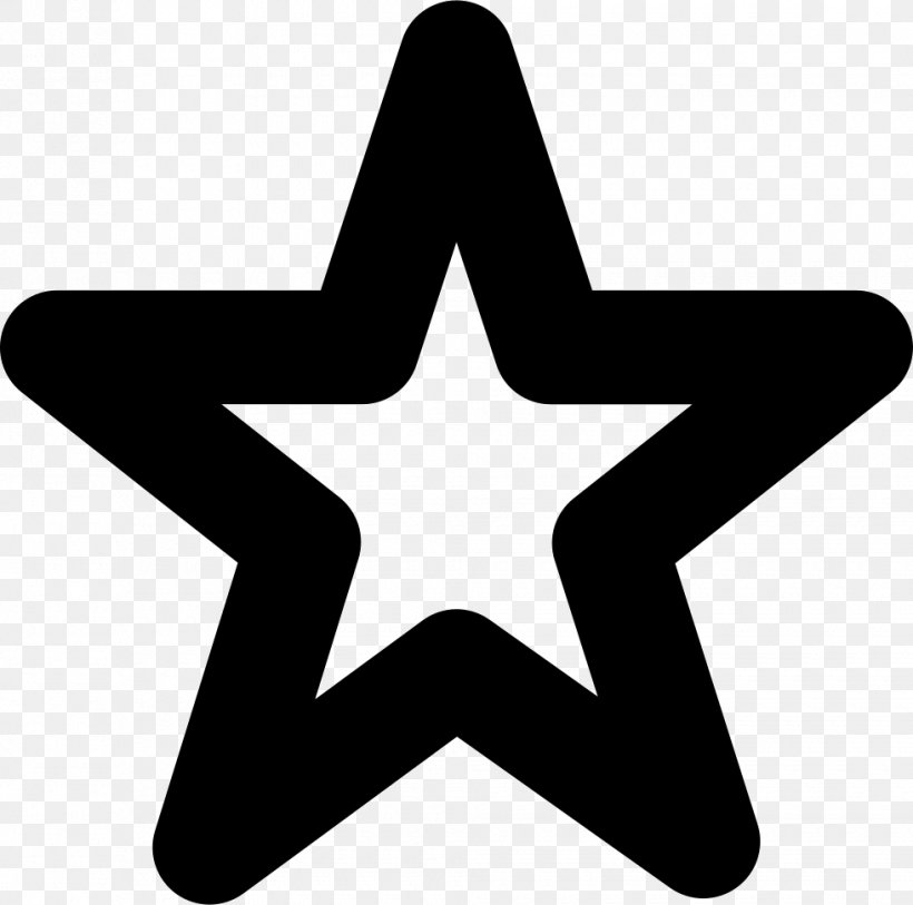 Star, PNG, 980x972px, Star, Black And White, Hamburger Button, Raster Graphics, Symbol Download Free