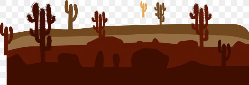 Cactus In The Desert Cactaceae Erg, PNG, 2064x710px, Cactus In The Desert, Brand, Cactaceae, Desert, Designer Download Free