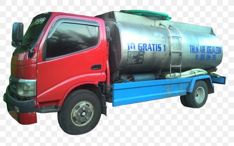 Commercial Vehicle Toyota Dyna Tank Truck Indonesian Institute Of The Arts, Yogyakarta, PNG, 1280x800px, Commercial Vehicle, Automotive Exterior, Brand, Drinking Water, Hardware Download Free