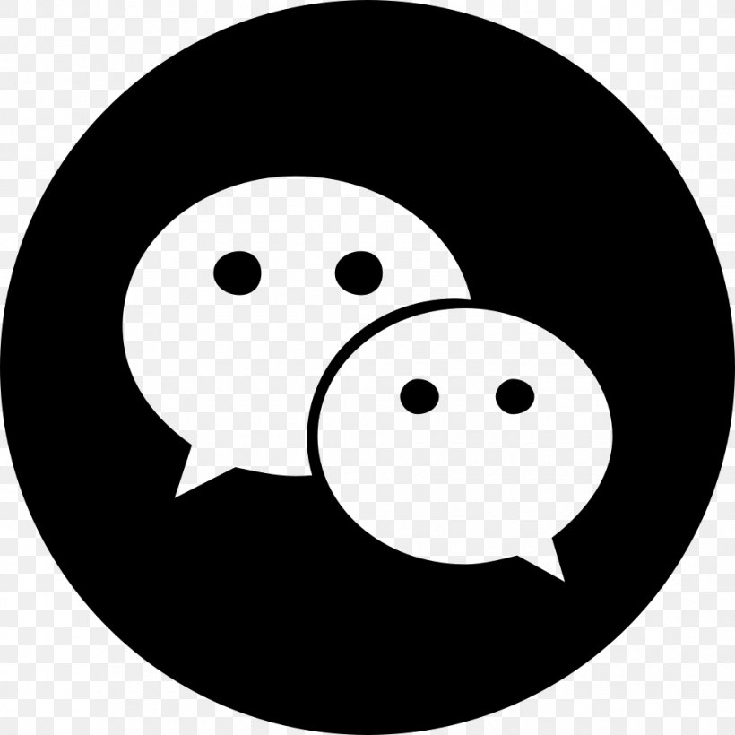 WeChat Workville NYC Messaging Apps, PNG, 980x980px, Wechat, Black, Black And White, Email, Emotion Download Free