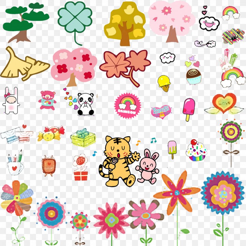 Cartoon Flower Clip Art, PNG, 4266x4266px, Cartoon, Area, Artwork, Child, Flora Download Free