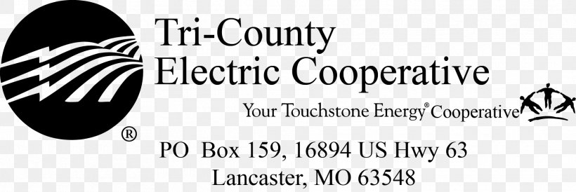 Cooperative Electricity Touchstone Energy Electric Utility Holston Electric Co-Op, PNG, 1876x627px, Cooperative, Area, Black, Black And White, Board Of Directors Download Free