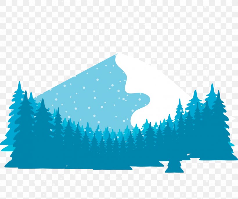 Snow Euclidean Vector Winter Vecteur, PNG, 1937x1619px, Snow, Aqua, Blue, Forest, Gratis Download Free