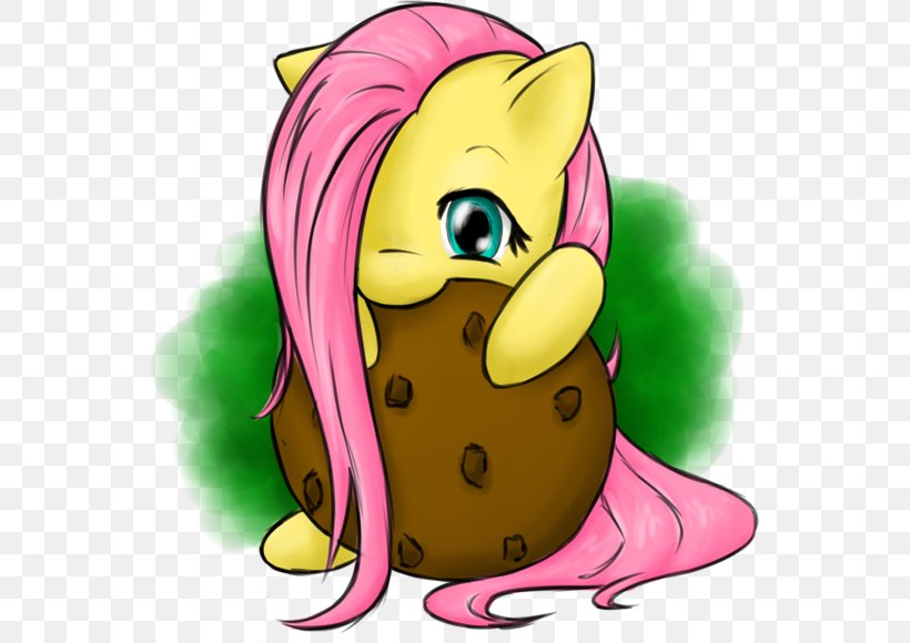 Fluttershy Pony Applejack Biscuits Rarity, PNG, 550x580px, Watercolor, Cartoon, Flower, Frame, Heart Download Free
