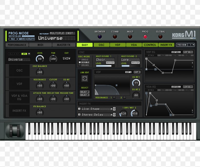 Korg M1 Sound Synthesizers Virtual Studio Technology Computer Software Software Synthesizer, PNG, 1200x1000px, Korg M1, Ableton Live, Analog Synthe, Audio Editing Software, Audio Receiver Download Free