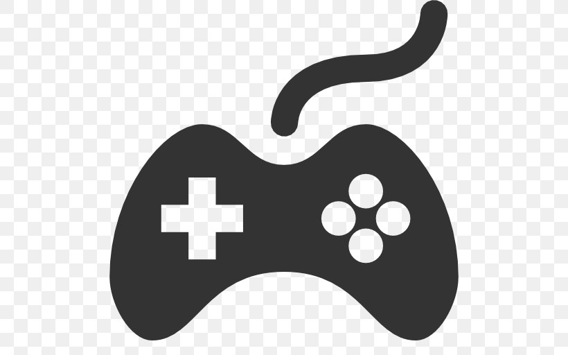 Joystick Game Controllers Clip Art, PNG, 512x512px, Joystick, Black, Black And White, Computer Hardware, Computer Network Download Free