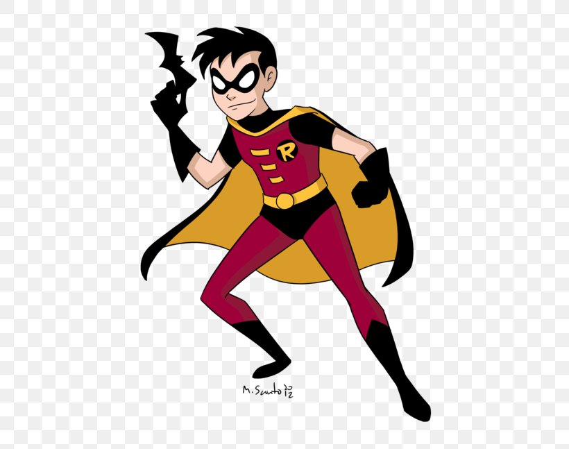 Robin Batman Dick Grayson Dc Animated Universe Two Face Png 500x647px Robin Animated Series