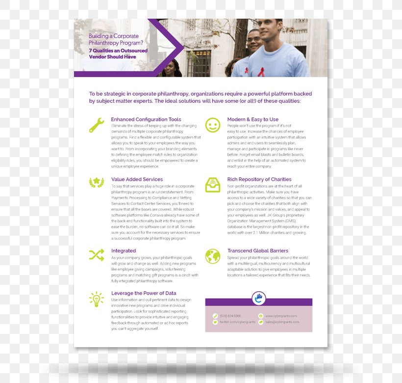 Outsourcing Organization Corporate Social Responsibility Corporation Philanthropy, PNG, 650x780px, Outsourcing, Advertising, Brand, Brochure, Corporate Social Responsibility Download Free