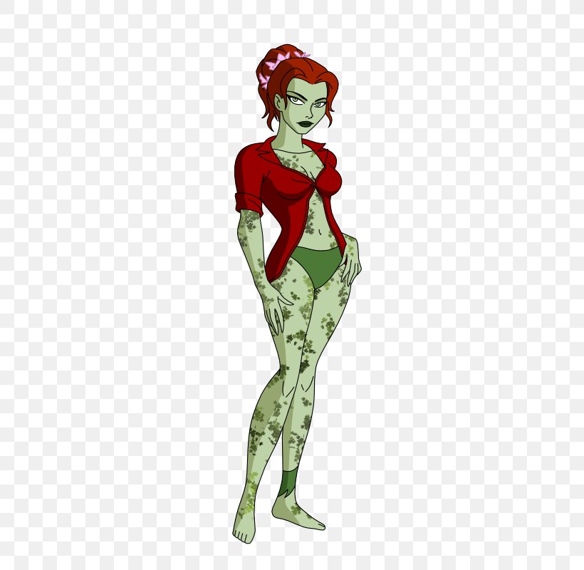 Poison Ivy Batman: Arkham Knight Mera Wonder Woman, PNG, 400x800px, Watercolor, Cartoon, Flower, Frame, Heart Download Free