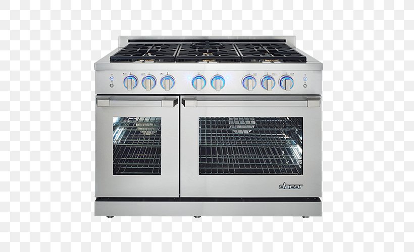 Cooking Ranges Gas Stove Dacor Natural Gas Convection Oven, PNG, 500x500px, Cooking Ranges, British Thermal Unit, Convection Oven, Dacor, Gas Burner Download Free