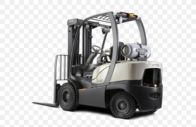 Forklift Crown Equipment Corporation Material Handling Truck Pallet, PNG, 570x530px, Forklift, Automotive Tire, Automotive Wheel System, Counterweight, Crown Equipment Corporation Download Free
