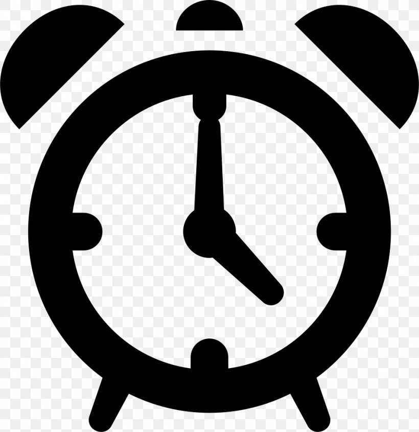 Alarm Clocks Timer, PNG, 950x980px, Clock, Alarm Clocks, Alarm Device, Area, Black And White Download Free