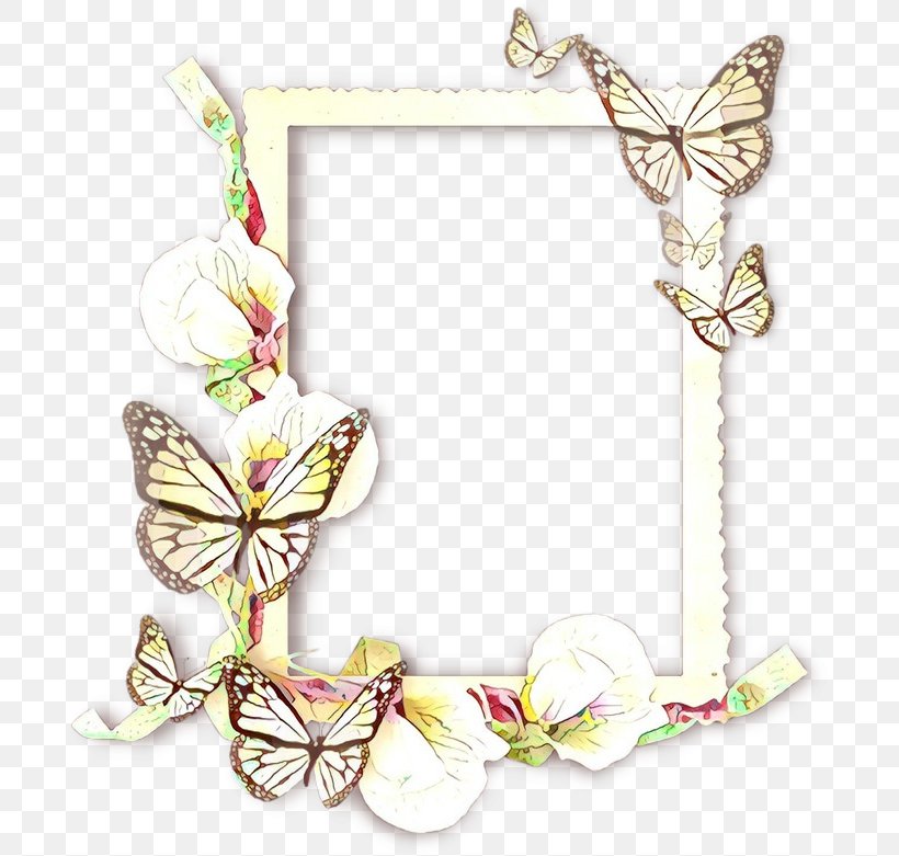 Frame Wedding Frame, PNG, 695x781px, Cartoon, Butterfly, Daum Crystal Roses Small Frame, Die Cutting, Drawing Download Free