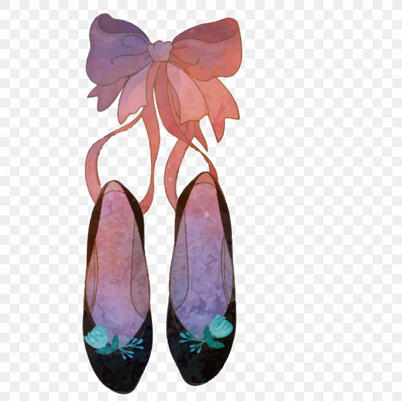 Slipper Ballet Shoe Ballet Dancer, PNG, 1600x1600px, Watercolor, Cartoon, Flower, Frame, Heart Download Free