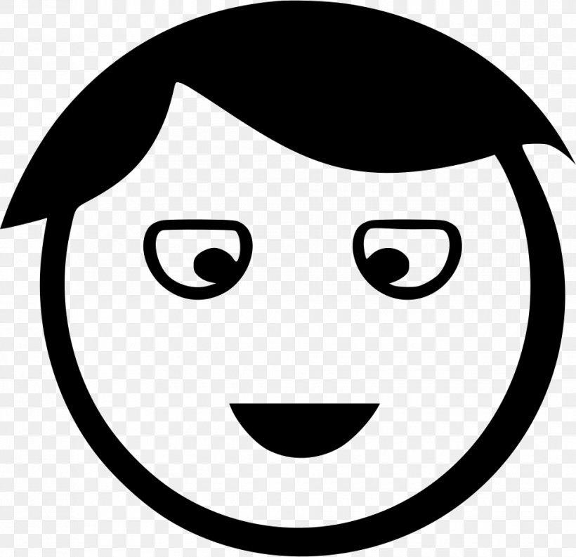 Smiley Clip Art Image Idiot, PNG, 980x948px, Smiley, Area, Black, Black And White, Drawing Download Free