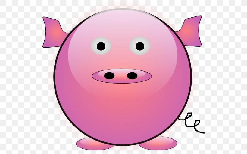 Snout Pink M Clip Art, PNG, 538x514px, Snout, Head, Magenta, Nose, Pink Download Free