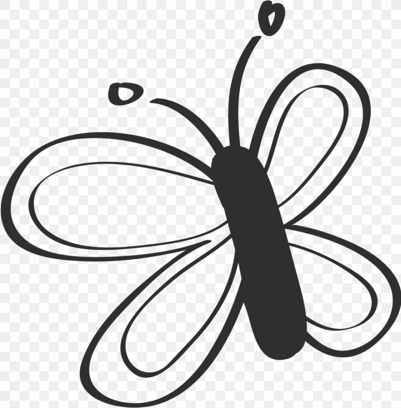 Butterfly Insect Clip Art, PNG, 900x917px, Butterfly, Black And White, Insect, Invertebrate, Line Art Download Free