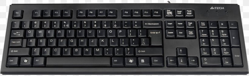Computer Keyboard PlayStation 2 Computer Mouse A4Tech QWERTY, PNG, 2984x913px, Computer Keyboard, Computer, Computer Accessory, Computer Component, Computer Hardware Download Free