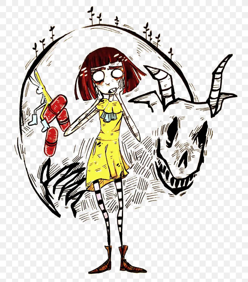 Fran Bow Video Game Indie Game Black & White, PNG, 750x931px, Watercolor, Cartoon, Flower, Frame, Heart Download Free