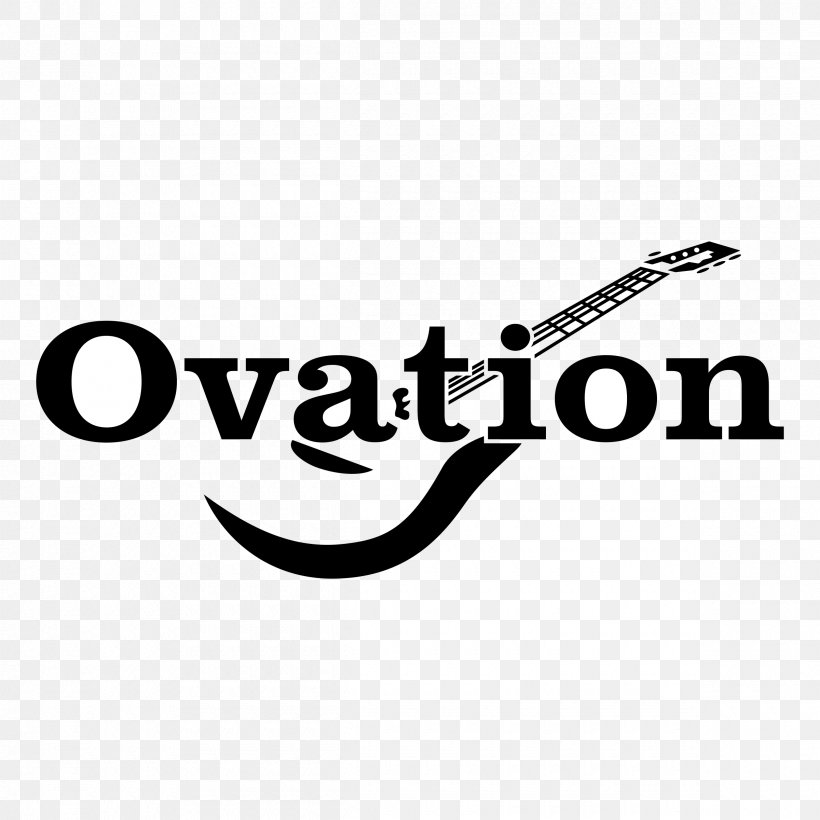 Logo Ovation Guitar Company Vector Graphics Font, PNG, 2400x2400px, Logo, Acoustic Guitar, Acousticelectric Guitar, Area, Black Download Free
