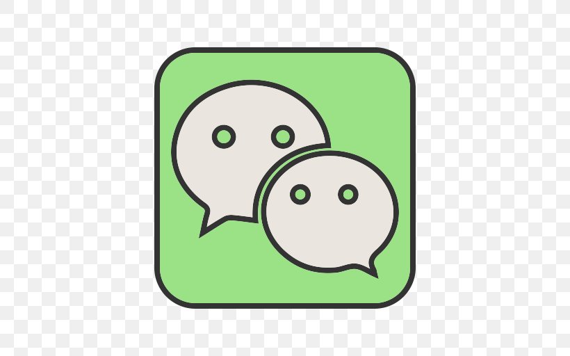 Social Media WeChat, PNG, 512x512px, Social Media, Area, Emoticon, Grass, Green Download Free