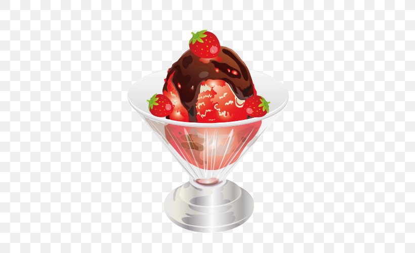 Strawberry Ice Cream Fruit Salad, PNG, 500x500px, Ice Cream, Amorodo, Chocolate Ice Cream, Cream, Dairy Product Download Free