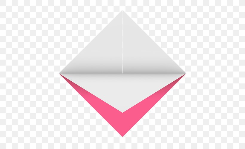 Triangle Paper Origami Rectangle, PNG, 500x500px, Triangle, Area, Art, Art Paper, Origami Download Free