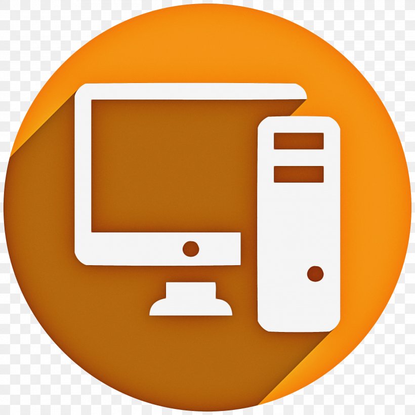 Computer Icon, PNG, 3000x3000px, Orange, Computer Icon
