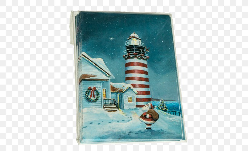 West Quoddy Head Light American Lighthouse Foundation Christmas Card Rockland Breakwater Lighthouse, PNG, 500x500px, West Quoddy Head Light, American Lighthouse Foundation, Christmas, Christmas Card, Gift Download Free