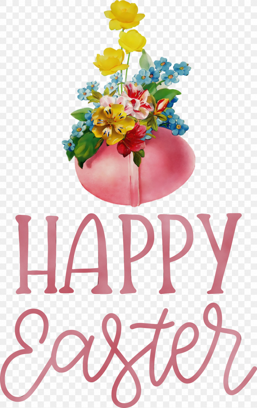 Floral Design, PNG, 1890x2999px, Happy Easter, Biology, Christmas Day, Christmas Ornament, Christmas Ornament M Download Free