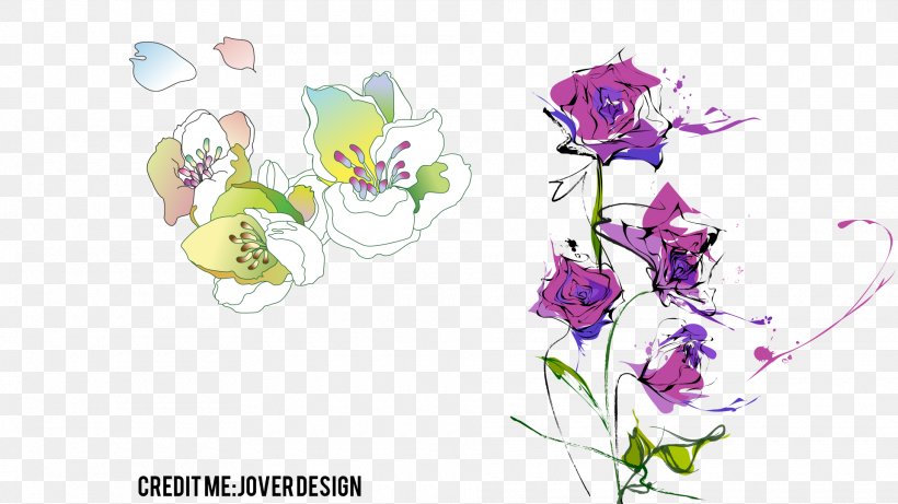 Floral Design Flower Clip Art, PNG, 1920x1080px, Watercolor, Cartoon, Flower, Frame, Heart Download Free