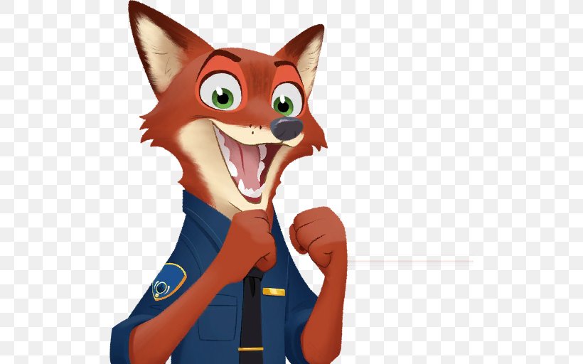 Red Fox Nick Wilde Finnick Fan Art, PNG, 512x512px, Red Fox, Animated Film, Art, Carnivoran, Cartoon Download Free