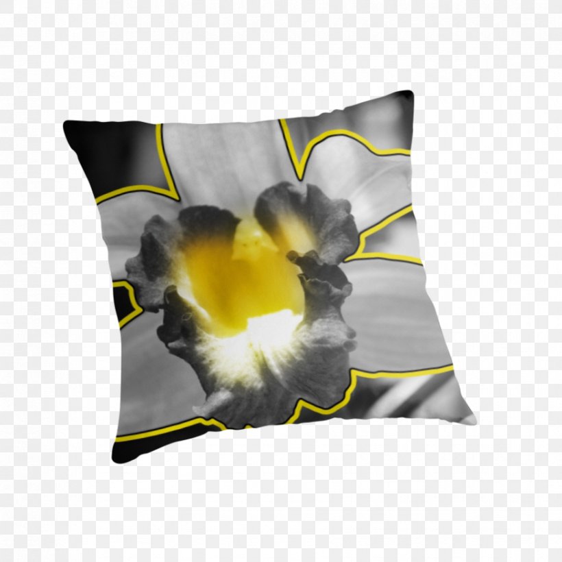 Throw Pillows Cushion Yellow White, PNG, 875x875px, Throw Pillows, Black, Black And Yellow, Craft, Cushion Download Free