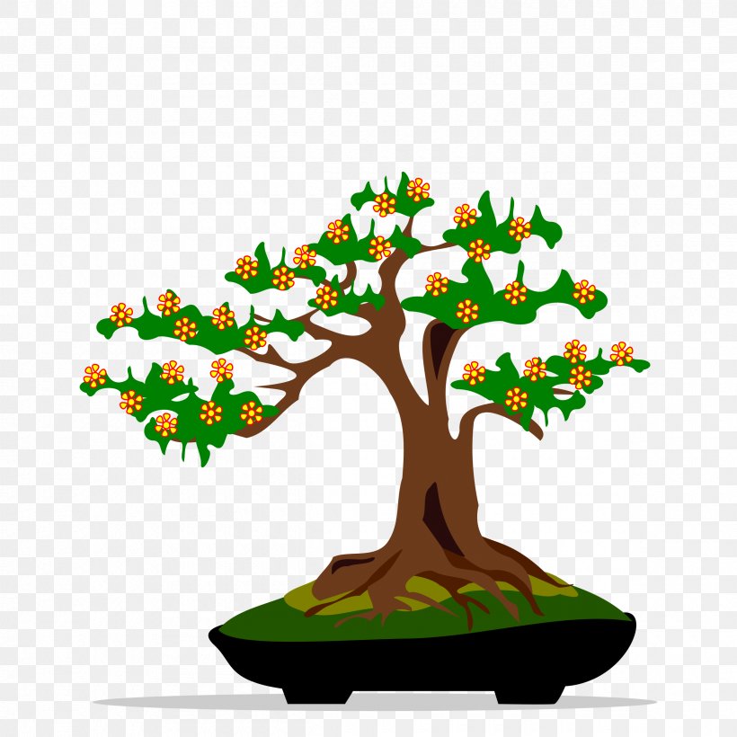 Bonsai Tree Ficus Retusa Clip Art, PNG, 2400x2400px, Bonsai, Branch, Ficus Retusa, Flowerpot, Garden Download Free