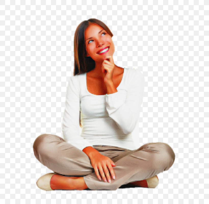 Orange, PNG, 600x800px, Sitting, Kneeling, Leg, Meditation, Neck Download Free