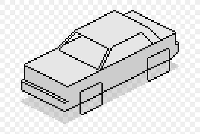 Car Pixel Art Angle, PNG, 700x550px, Car, Adobe Systems, Area, Black And White, Dimension Download Free
