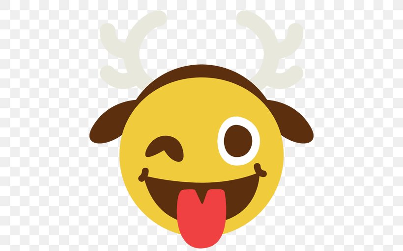 Emoticon Smiley Emoji, PNG, 512x512px, Emoticon, Animaatio, Blog, Deer, Emoji Download Free