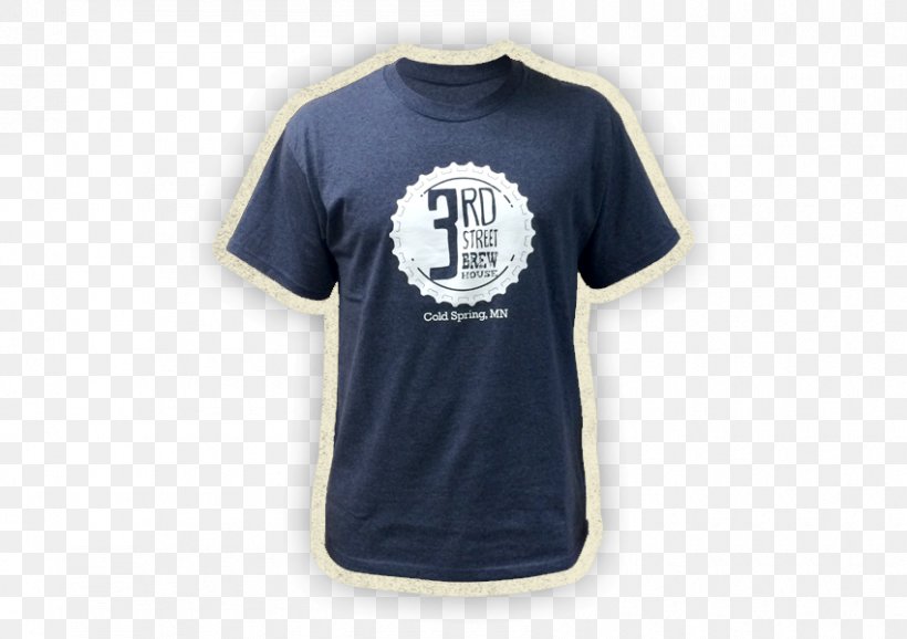 T-shirt Logo Sleeve Font, PNG, 850x600px, Tshirt, Active Shirt, Blue, Brand, Logo Download Free