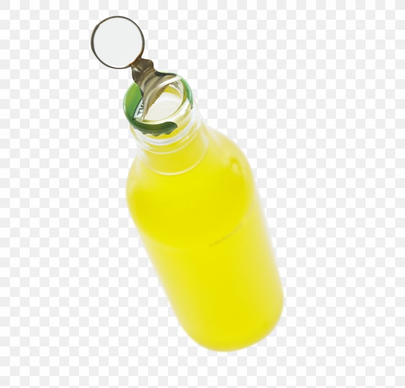Water Bottle Yellow, PNG, 3208x3070px, Water Bottle, Bottle, Water, Yellow Download Free