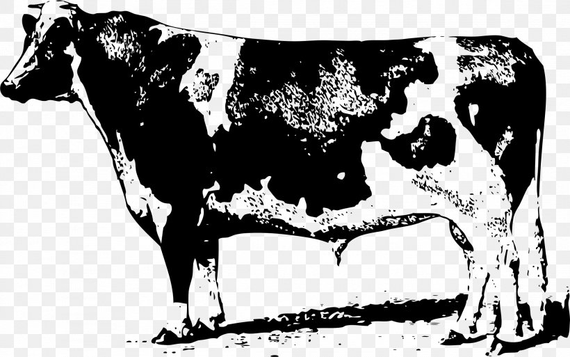 Cattle Clip Art, PNG, 2323x1454px, Cattle, Black And White, Bull, Cattle Like Mammal, Cow Goat Family Download Free