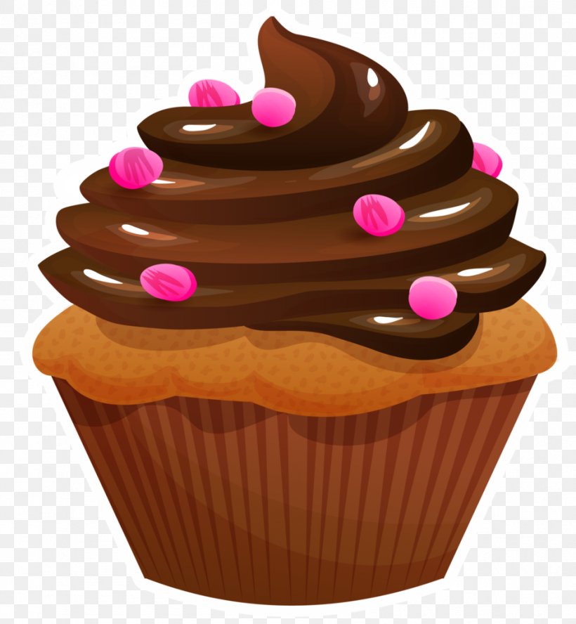 Cupcake Chocolate Cake Chocolate Truffle Praline Bonbon, PNG, 945x1024px, Cupcake, American Muffins, Baking, Baking Cup, Bonbon Download Free