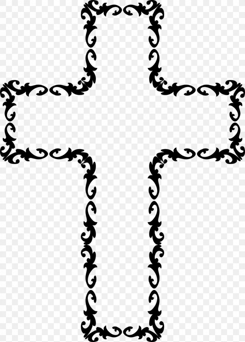Download Clip Art, PNG, 918x1280px, Christian Cross, Area, Black, Black And White, Body Jewelry Download Free