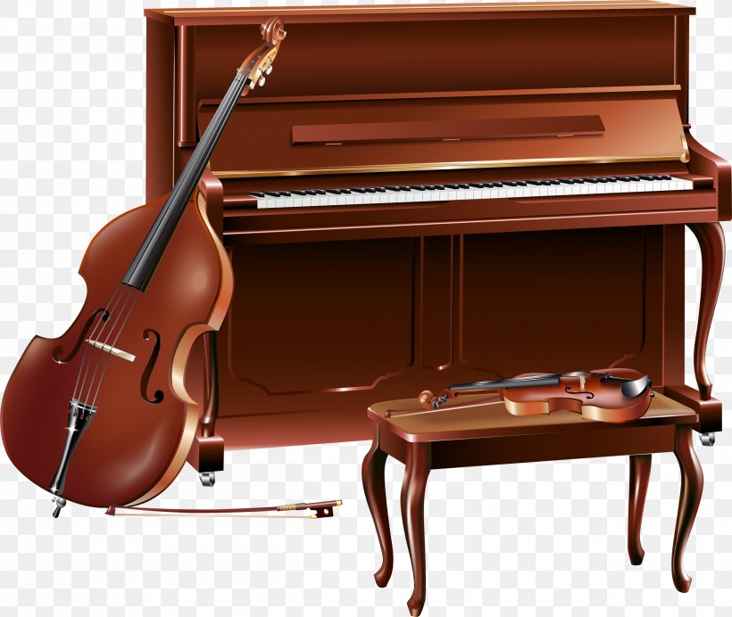 Grand Piano Violin Cello Clip Art, PNG, 2500x2112px, Watercolor, Cartoon, Flower, Frame, Heart Download Free