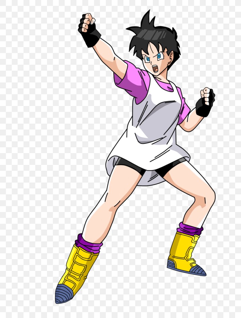 Videl Chi-Chi Bulma Goku, PNG, 739x1080px, Watercolor, Cartoon, Flower, Frame, Heart Download Free